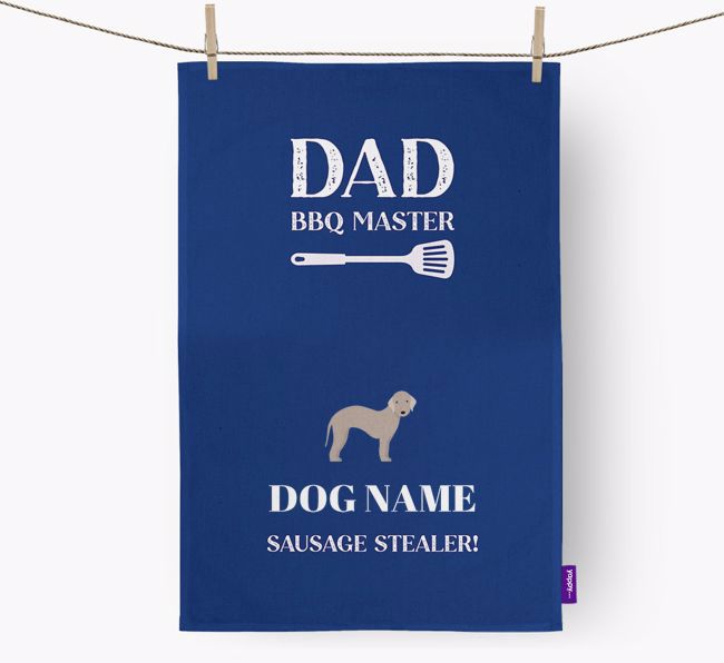 BBQ Master: Personalised {breedFullName} Tea Towel